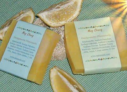 Seife "May Chang" mit Bienenwachs u. Kakaobutter
