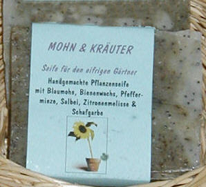 Mohn-Kräuterseife