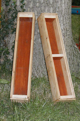 selbstgebaute Seifenformen / Holz
